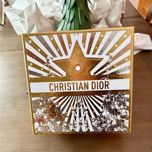 Christian Dior 2025 Circus Theme Gift Box, logo paper ribbons Size 9X9X4.5 New